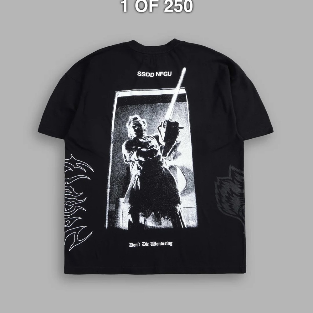 HAUNTED "MYSTERY" PREMIUM TEE IN BLACK